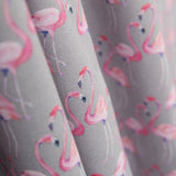 Baumwolle Flamingos Grau - Ribes y Casals