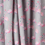 Baumwolle Flamingos Grau - Ribes y Casals