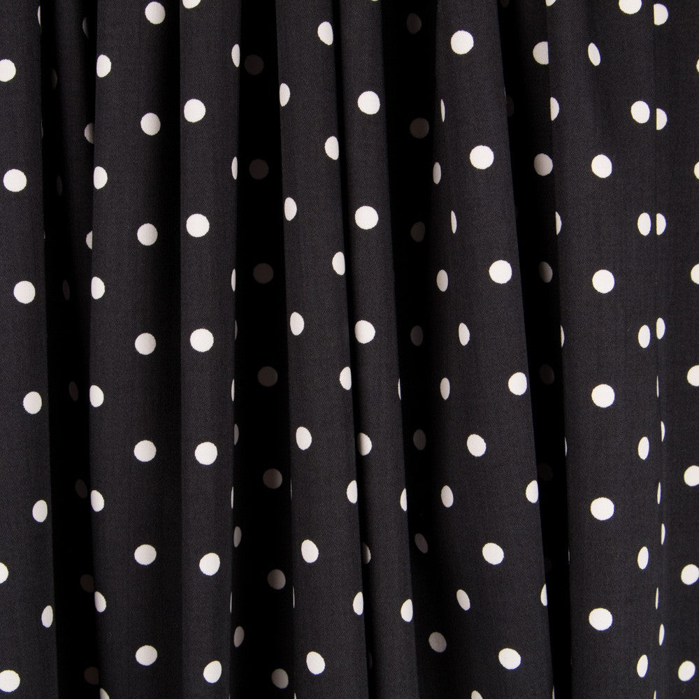 Baumwolle Lunar Spandex Schwarz - Ribes y Casals