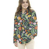 Baumwolle Moda Botanic Navy - Ribes y Casals