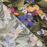 Cotton Moda Hibiskus Schwarz - Ribes y Casals
