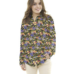 Cotton Moda Hibiskus Schwarz - Ribes y Casals