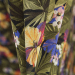 Cotton Moda Hibiskus Schwarz - Ribes y Casals