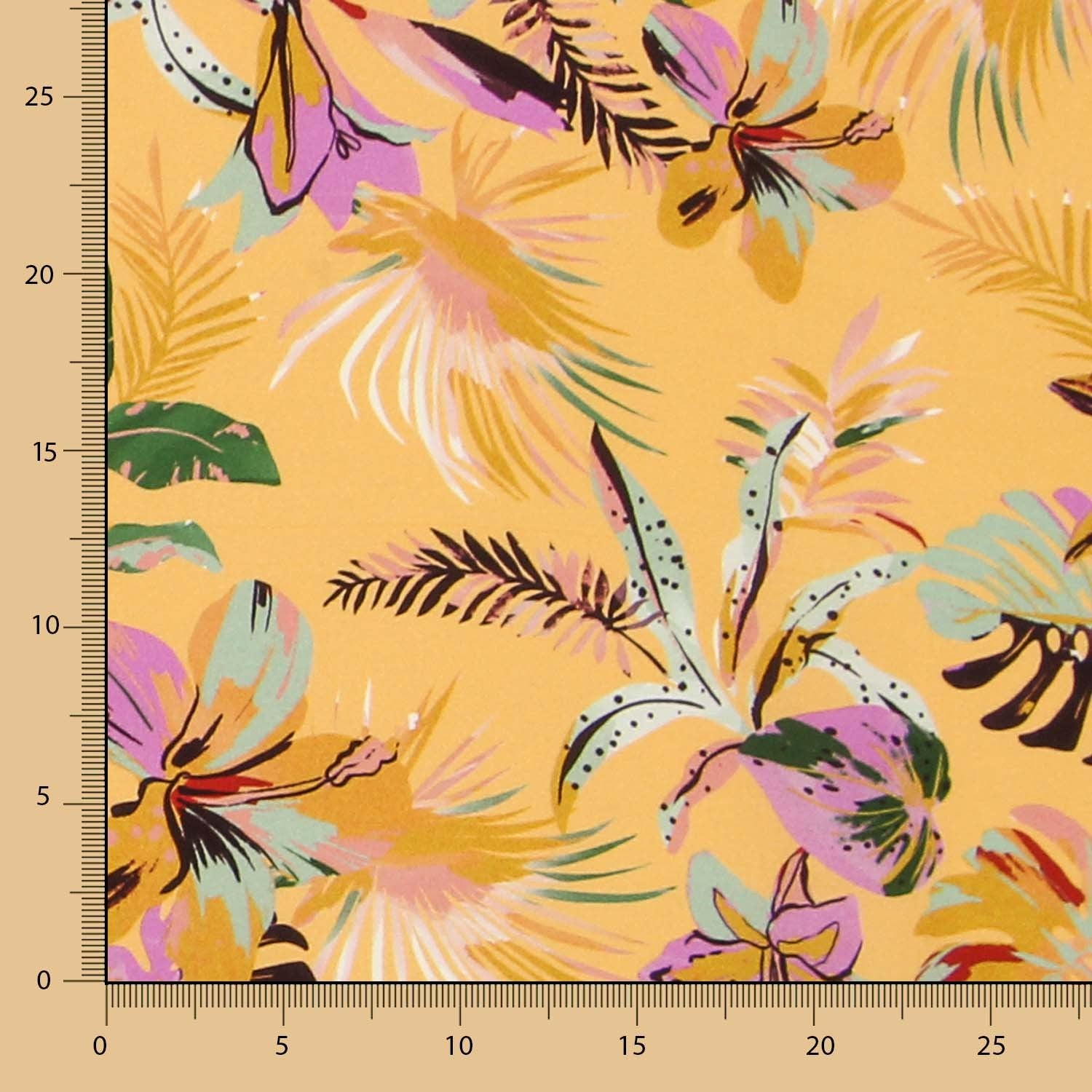 Cotton Moda Tropical Baumwolle Doré - Ribes y Casals