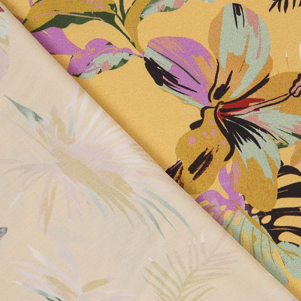 Cotton Moda Tropical Baumwolle Doré - Ribes y Casals