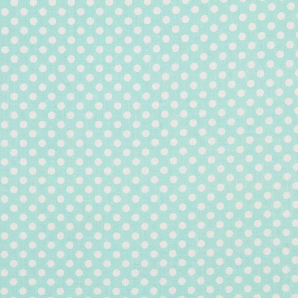 Rustikale Baumwolle Polka Dots Grün 5mm - Ribes y Casals