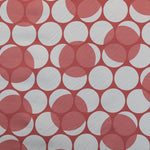 Baumwolle-Elasthan Polka Dot Koralle - Ribes y Casals