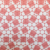 Baumwolle-Elasthan Polka Dot Koralle - Ribes y Casals