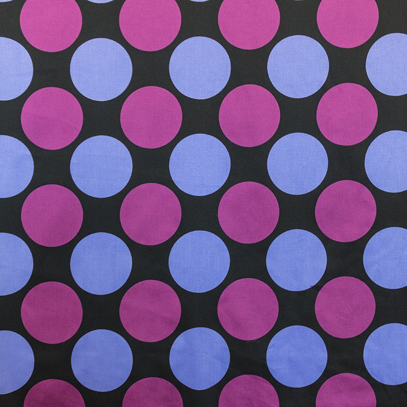 Baumwolle Elasthan Polka Dot Flieder - Ribes y Casals