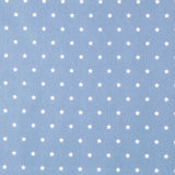 Baumwolle Sterne Weiß Blau 1cm - Ribes y Casals