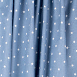 Baumwolle Sterne Weiß Blau 1cm - Ribes y Casals