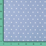 Baumwolle Sterne Weiß Blau 1cm - Ribes y Casals