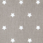 Baumwolle Sterne Weiß Beige 1cm - Ribes y Casals
