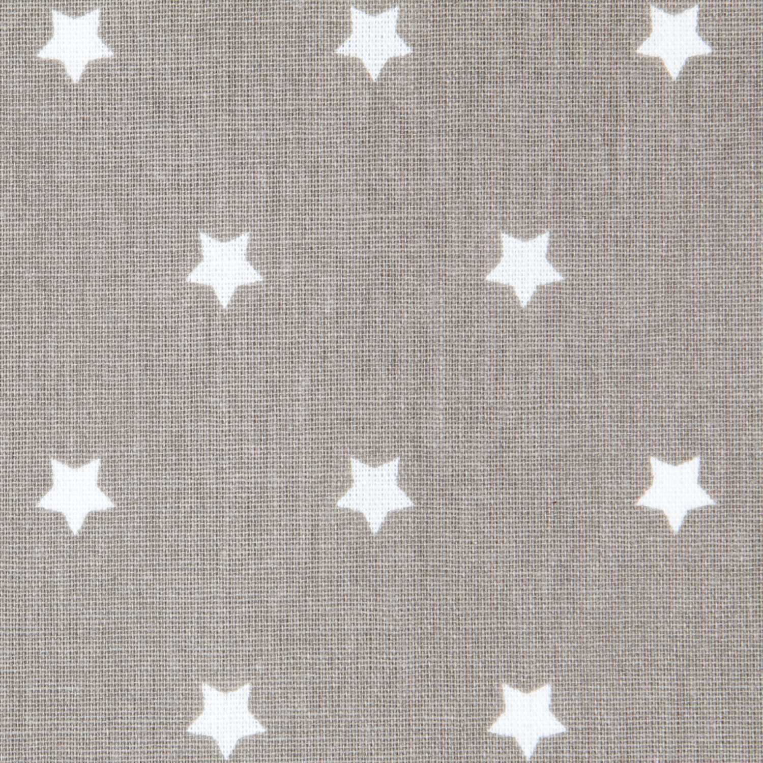 Baumwolle Sterne Weiß Beige 1cm - Ribes y Casals