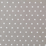Baumwolle Sterne Weiß Beige 1cm - Ribes y Casals