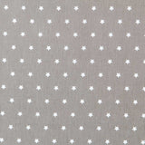 Baumwolle Sterne Weiß Beige 1cm - Ribes y Casals