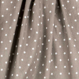 Baumwolle Sterne Weiß Beige 1cm - Ribes y Casals