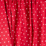 Baumwolle Sterne Weiß Rot 1cm - Ribes y Casals