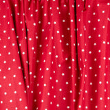 Baumwolle Sterne Weiß Rot 1cm - Ribes y Casals