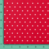 Baumwolle Sterne Weiß Rot 1cm - Ribes y Casals