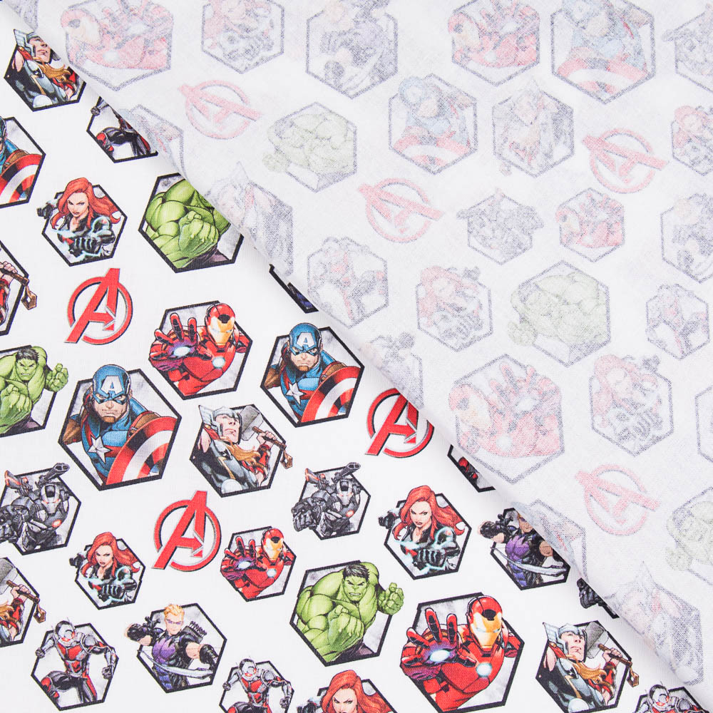 Avengers Sechsecke aus Baumwolle - Ribes y Casals