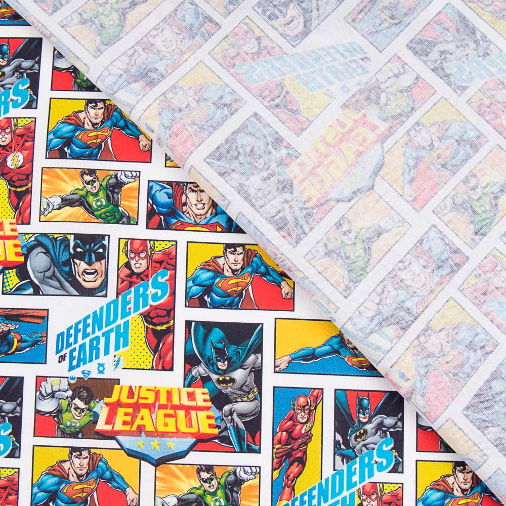 Justice League Comicbuch Baumwolle - Ribes y Casals