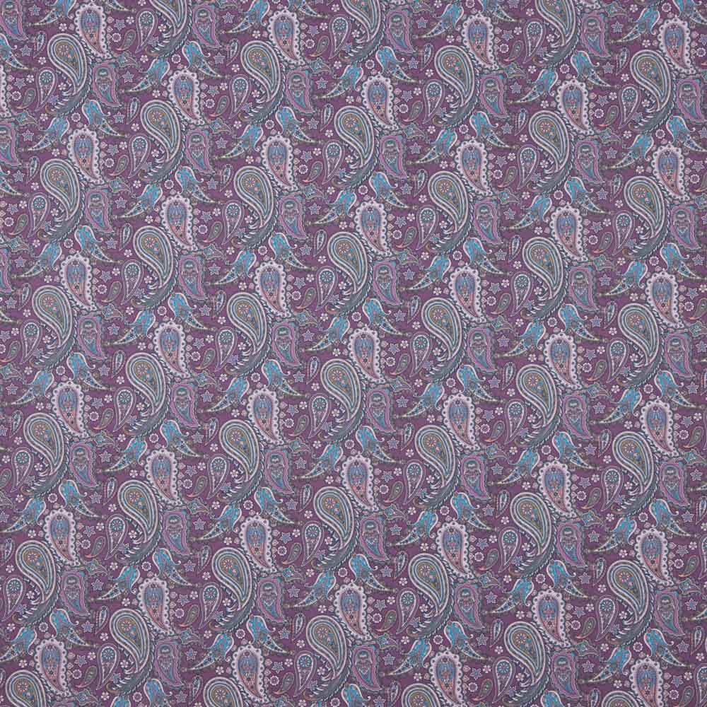 Voile Baumwolle Supima Cachemire Lila - Ribes y Casals