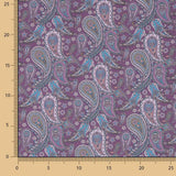 Voile Baumwolle Supima Cachemire Lila - Ribes y Casals