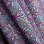 Voile Baumwolle Supima Cachemire Lila - Ribes y Casals