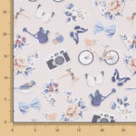 Baumwollsticker Beige - Ribes y Casals