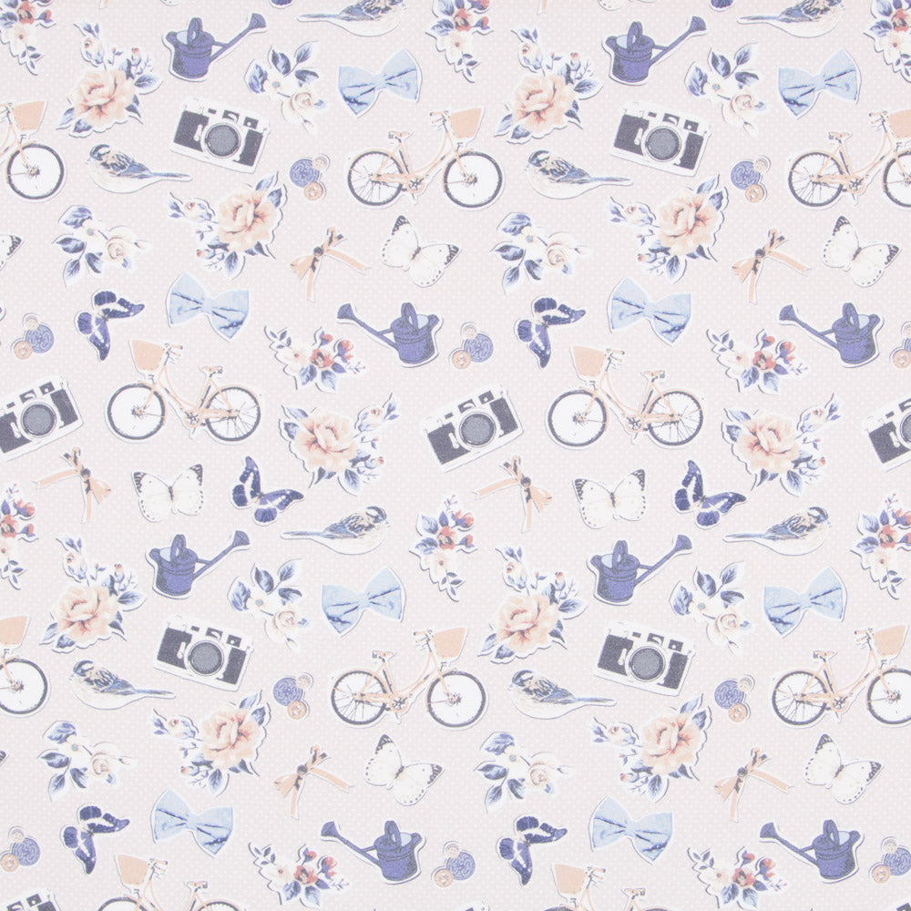 Baumwollsticker Beige - Ribes y Casals