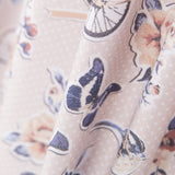 Baumwollsticker Beige - Ribes y Casals