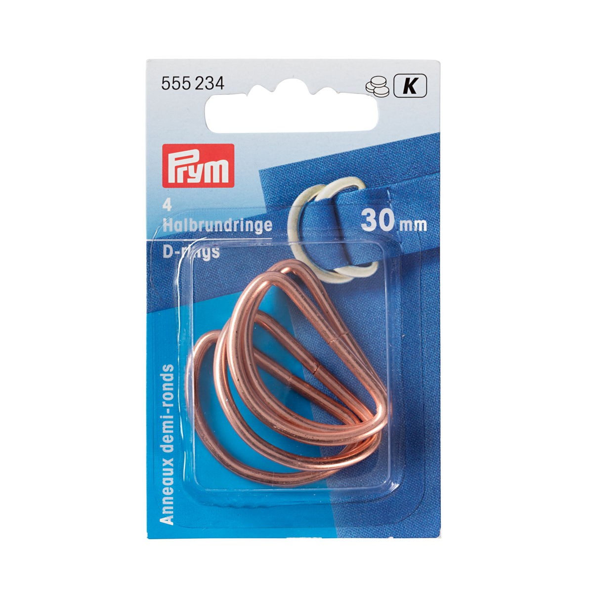Halbrunder Ring 30mm Prym - Ribes y Casals