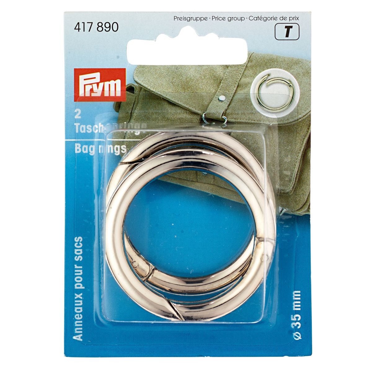 Versilberter Ring Prym Geldbörse - Ribes y Casals