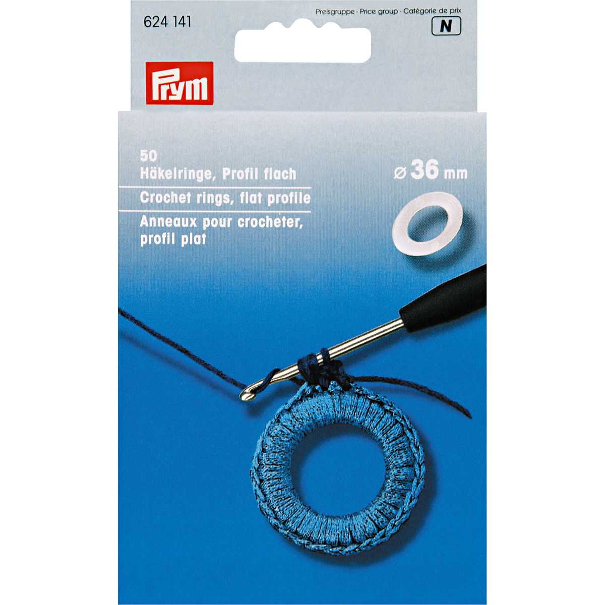 36mm Häkelringe Prym - Ribes y Casals