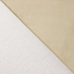 Unifarbener Samtpolster schmutzabweisend Beige - Ribes y Casals