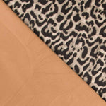 Beige Tierdruck Wildleder - Ribes y Casals