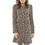 Beige Tierdruck Wildleder - Ribes y Casals