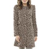 Beige Tierdruck Wildleder - Ribes y Casals