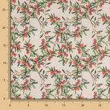 Stain Resin Tischdecke Stain Resistant Weihnachten Kränze Rot - Ribes y Casals