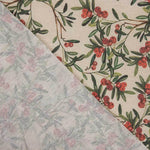 Stain Resin Tischdecke Stain Resistant Weihnachten Kränze Rot - Ribes y Casals