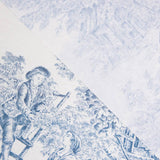 Beize Harz Tischtuch Toile de Jouy Blau - Ribes y Casals