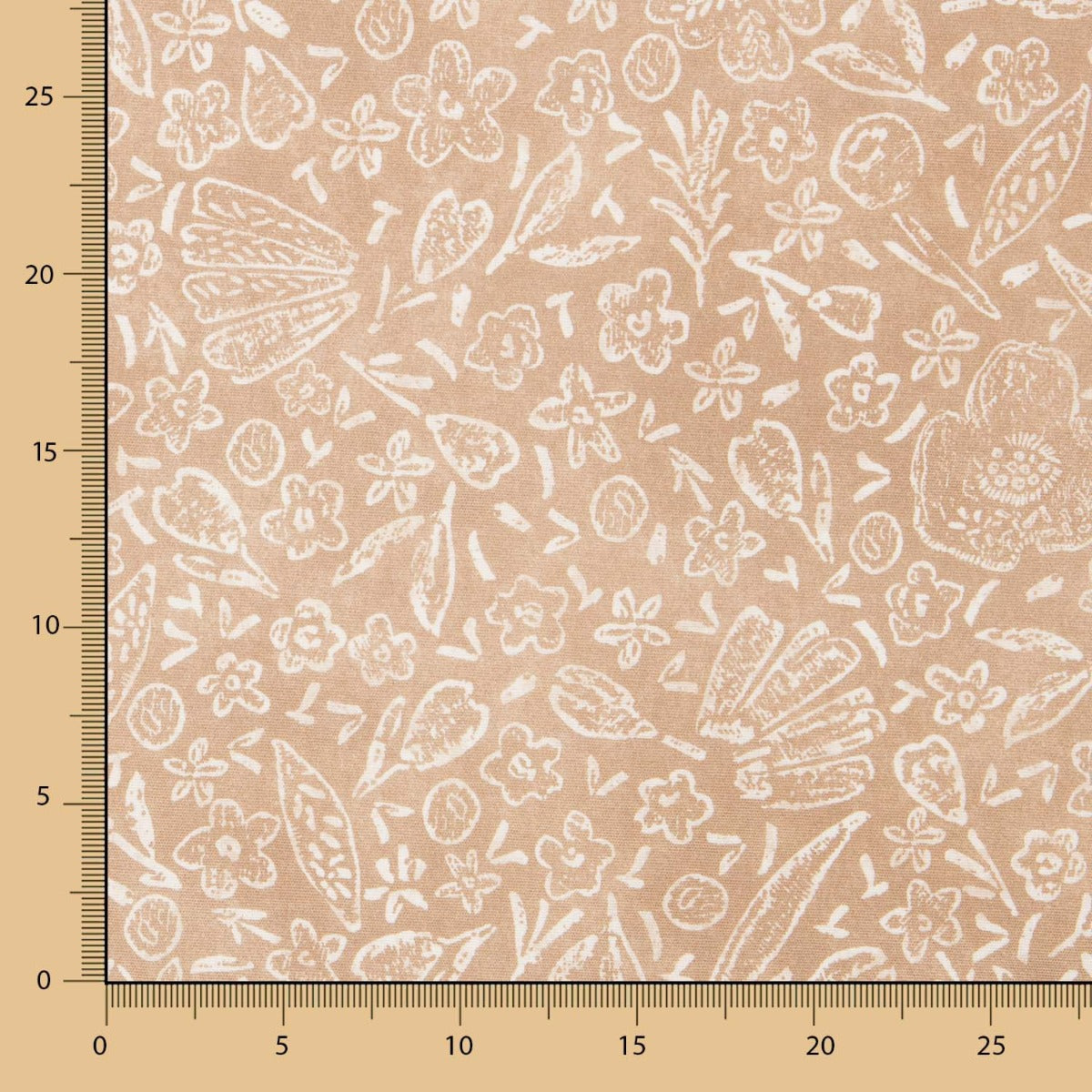 Oberstoff Floral Sand - Ribes y Casals