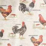 Roosters Stain Resin Tischtuch - Ribes y Casals