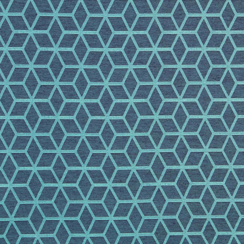 Geometrische schmutzabweisende Tischdecke Canard Blau - Ribes y Casals