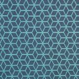Geometrische schmutzabweisende Tischdecke Canard Blau - Ribes y Casals