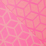 Geometrische schmutzabweisende Tischdecke Fluor Pink - Ribes y Casals