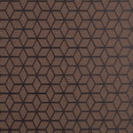 Geometrische schmutzabweisende Tischdecke Braun Choco - Ribes y Casals