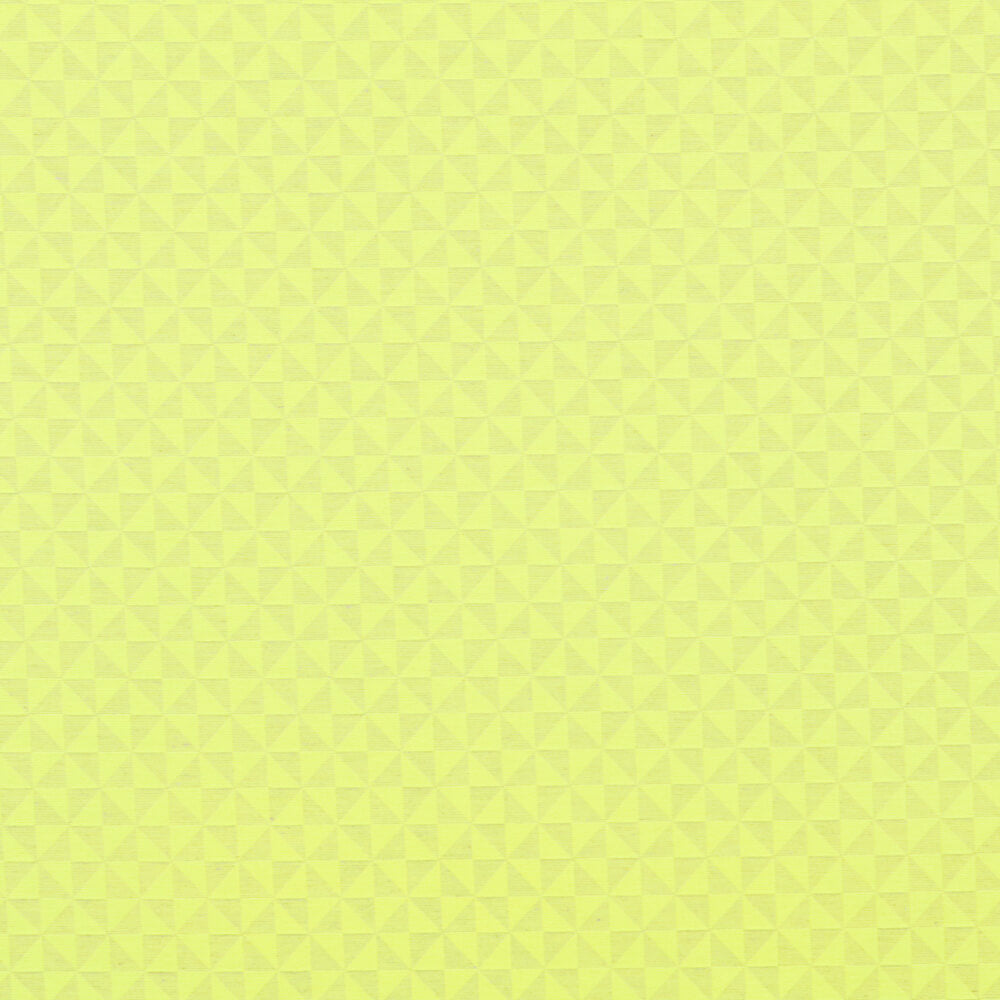 Geometrische schmutzabweisende Tischdecke Fluorgelb - Ribes y Casals