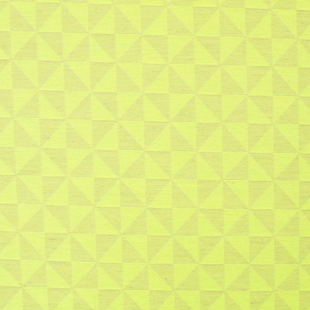 Geometrische schmutzabweisende Tischdecke Fluorgelb - Ribes y Casals